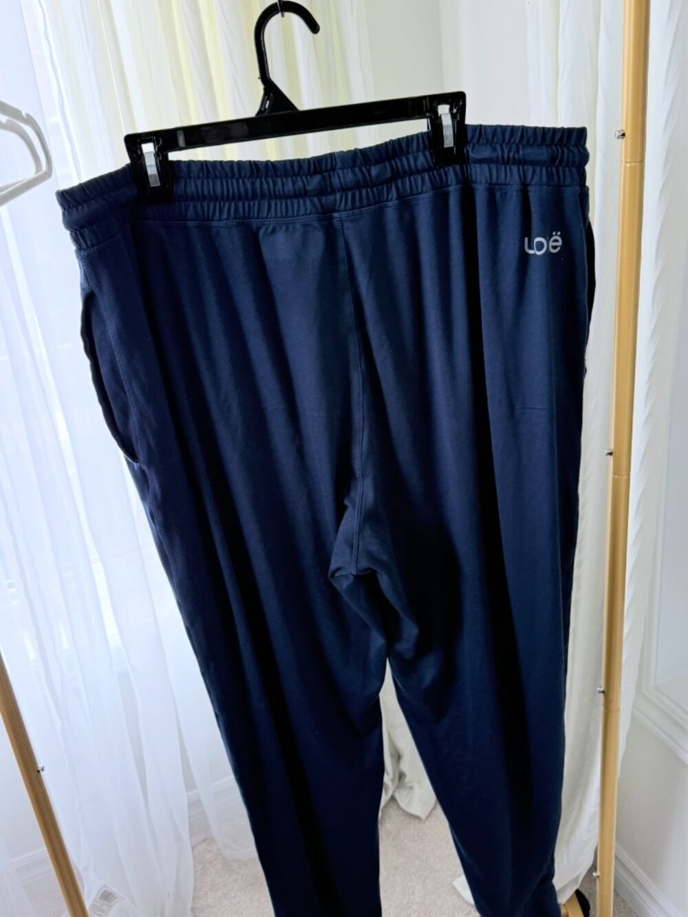 Lolë Men's Navy Blue Jogger‎ Sweatpants - Size XXL